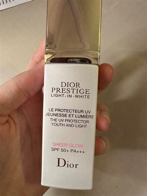 dior prestige light in white sheer glow|dior prestige white collection.